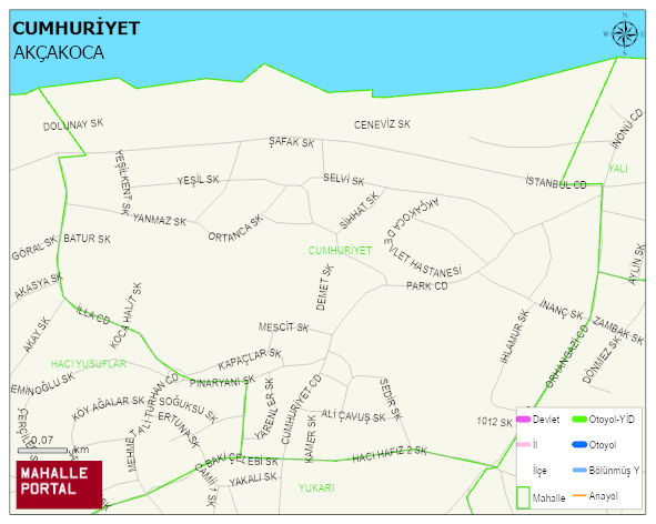 CUMHURİYET Mahallesi Haritası | Güncel Mahalle ve Köy Haritası