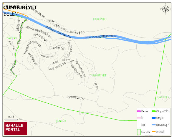 CUMHURİYET Mahallesi Haritası | İnteraktif Köy ve Mahalle Sınırları