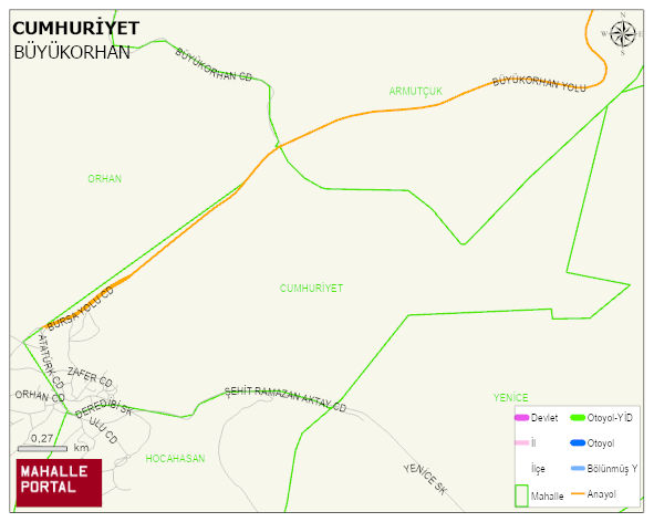 CUMHURİYET Mahallesi Haritası | Güncel Mahalle ve Köy Haritası