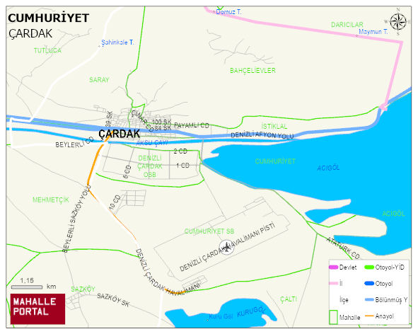 CUMHURİYET Mahallesi Haritası | Güncel Mahalle ve Köy Haritası