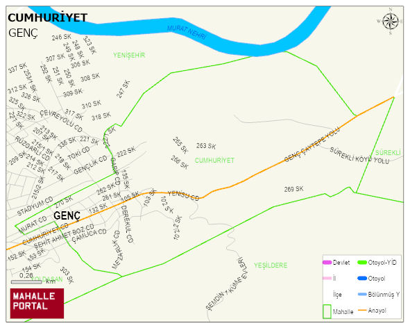 CUMHURİYET Mahallesi Haritası | Detaylı Köy ve Mahalle Görünümü