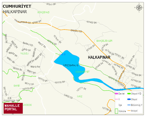 CUMHURİYET Mahallesi Haritası | Coğrafi Yapı ve Detaylı Haritası