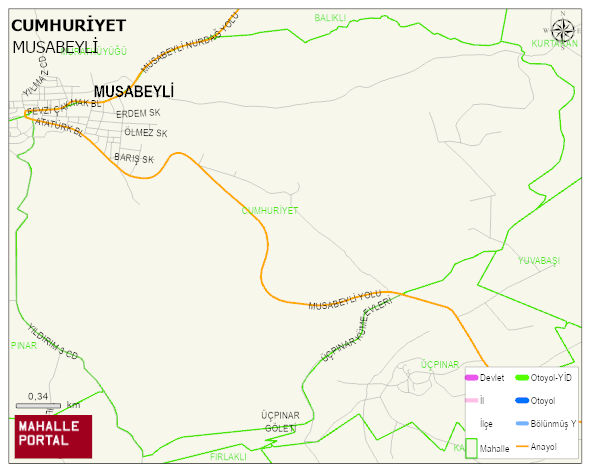 CUMHURİYET Mahallesi Haritası | Mahalle Sokak Haritası