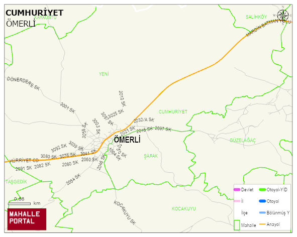 CUMHURİYET Mahallesi Haritası | İnteraktif Köy ve Mahalle Sınırları