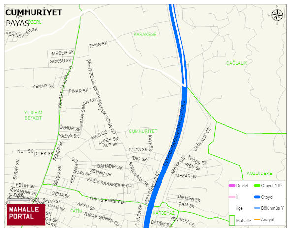 CUMHURİYET Mahallesi Haritası | Uydu Görüntüsü ve Harita Detayları