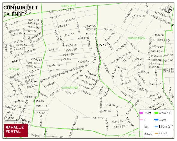 CUMHURİYET Mahallesi Haritası | İnteraktif Köy ve Mahalle Sınırları