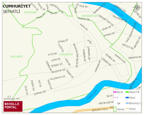 CUMHURİYET Mahallesi Haritası | Mahalle Sokak Haritası