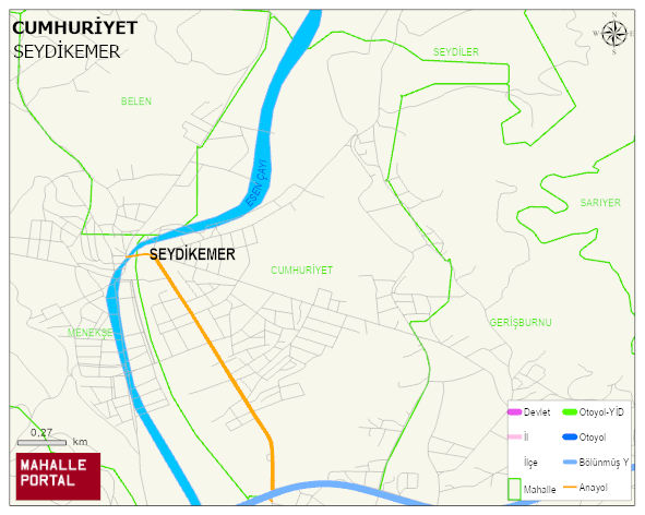 CUMHURİYET Mahallesi Haritası | İnteraktif Köy ve Mahalle Sınırları