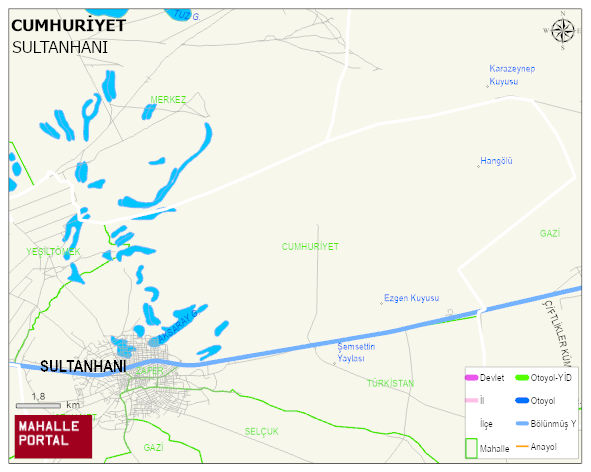 CUMHURİYET Mahallesi Haritası | Mahalle ve Köy Sınırı