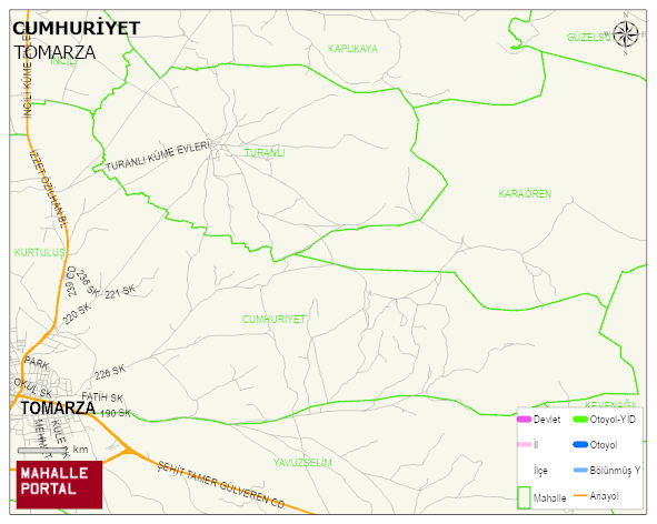 CUMHURİYET Mahallesi Haritası | Güncel Mahalle ve Köy Haritası