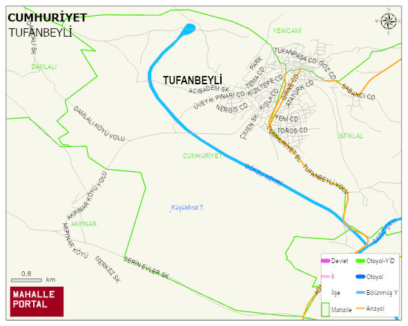 CUMHURİYET Mahallesi Haritası | Coğrafi Yapı ve Detaylı Haritası