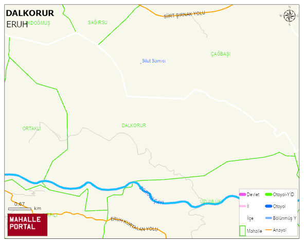 DALKORUR Köyü Haritası | Uydu Görüntüsü ve Harita Detayları