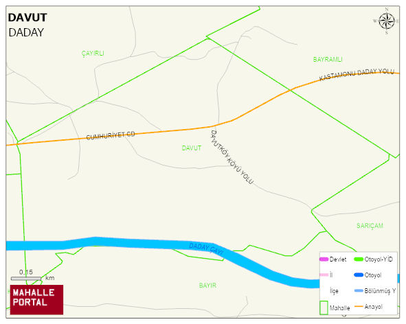 DAVUT Köyü Haritası | Uydu Görüntüsü ve Harita Detayları