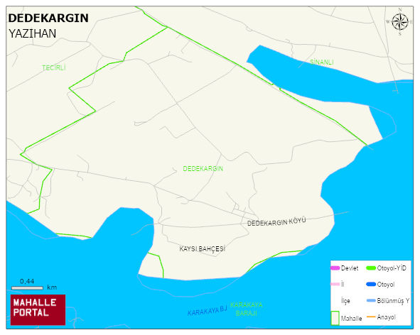 DEDEKARGIN Mahallesi Haritası | Güncel Mahalle ve Köy Haritası