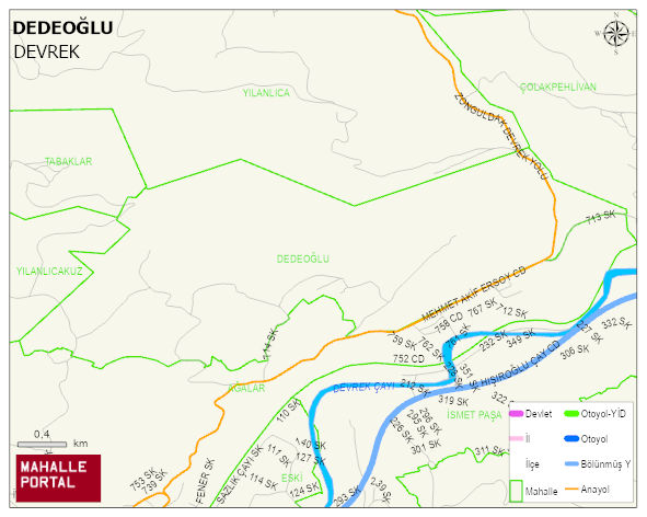 DEDEOĞLU Köyü Haritası | Uydu Görüntüsü ve Harita Detayları
