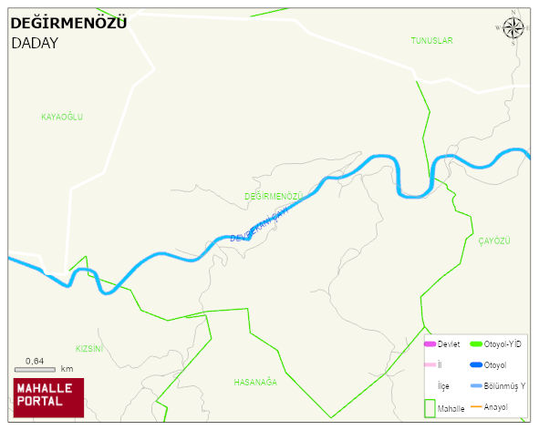 DEĞİRMENÖZÜ Köyü Haritası | Sayısal Bölge Görünümü