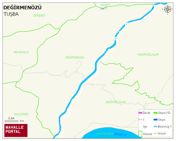 DEĞİRMENÖZÜ Mahallesi Haritası | Güncel Mahalle ve Köy Haritası