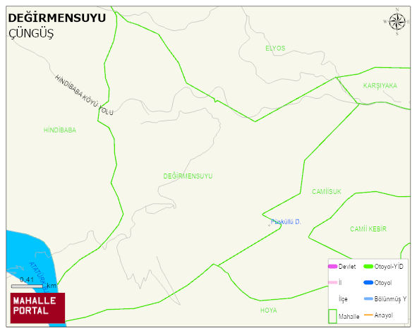 DEĞİRMENSUYU Mahallesi Haritası | İnteraktif Köy ve Mahalle Sınırları