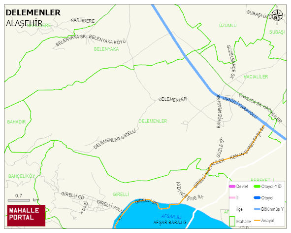DELEMENLER Mahallesi Haritası | Mahalle Sokak Haritası