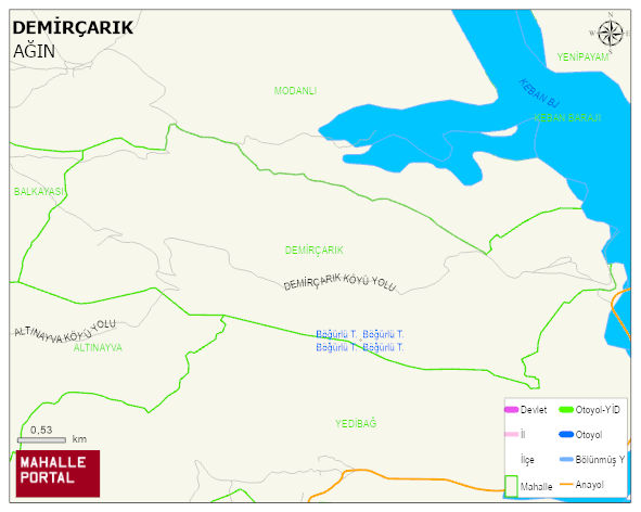 DEMİRÇARIK Köyü Haritası | Uydu Görüntüsü ve Harita Detayları