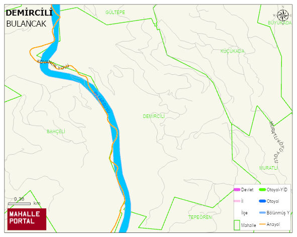 DEMİRCİLİ Köyü Haritası | Uydu Görüntüsü ve Harita Detayları