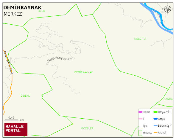 DEMİRKAYNAK Köyü Haritası | Uydu Görüntüsü ve Harita Detayları