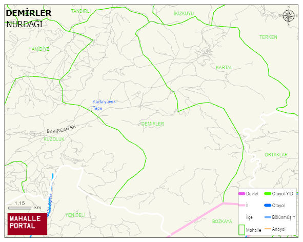DEMİRLER Mahallesi Haritası | Mahalle Sokak Haritası