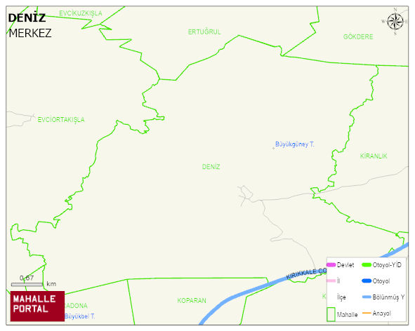 DENİZ Köyü Haritası | Uydu Görüntüsü ve Harita Detayları