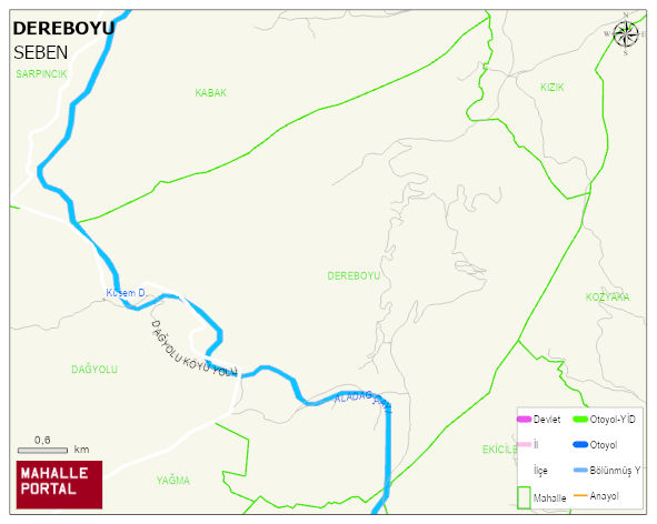 DEREBOYU Köyü Haritası | Uydu Görüntüsü ve Harita Detayları