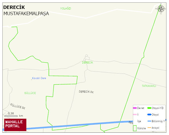 DERECİK Mahallesi Haritası | Mahalle Sokak Haritası