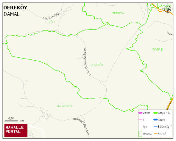 DEREKÖY Köyü Haritası | Uydu Görüntüsü ve Harita Detayları