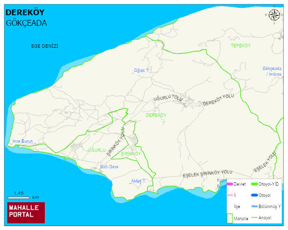 DEREKÖY Köyü Haritası | İnteraktif Köy ve Mahalle Sınırları