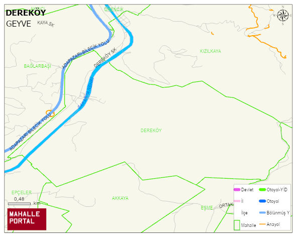 DEREKÖY Mahallesi Haritası | Uydu Görüntüsü ve Harita Detayları