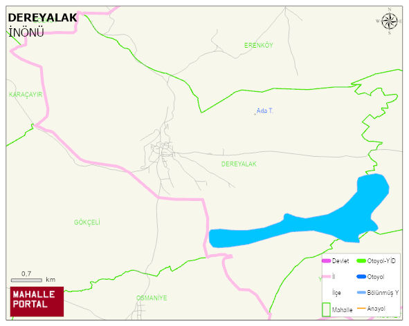 DEREYALAK Mahallesi Haritası | Detaylı Köy ve Mahalle Görünümü