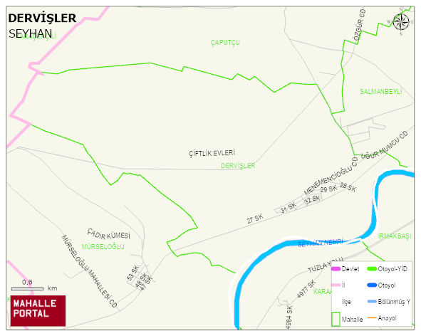 DERVİŞLER Mahallesi Haritası | Detaylı Köy ve Mahalle Görünümü