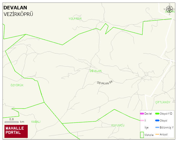 DEVALAN Mahallesi Haritası | Güncel Mahalle ve Köy Haritası