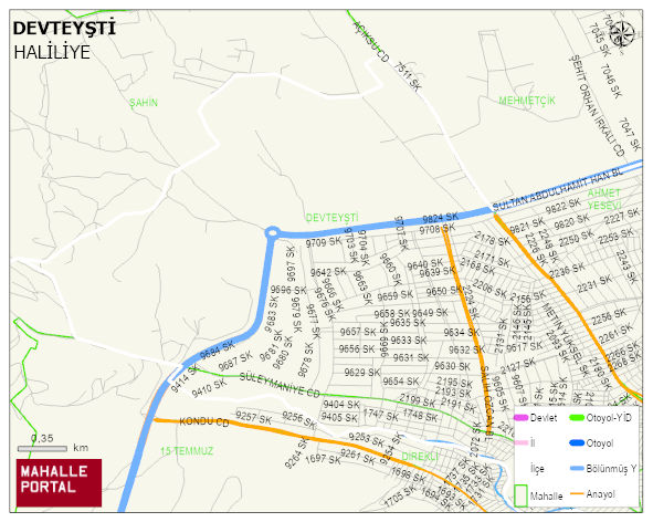 DEVTEYŞTİ Mahallesi Haritası | Uydu Görüntüsü ve Harita Detayları