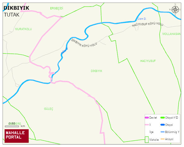 DİKBIYIK Köyü Haritası | Mahalle Sokak Haritası