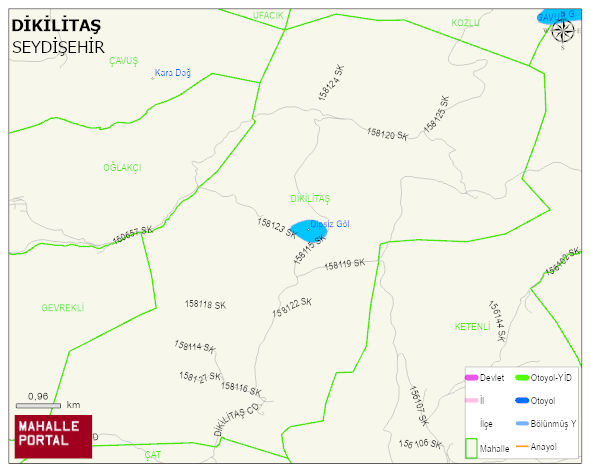 DİKİLİTAŞ Mahallesi Haritası | Uydu Görüntüsü ve Harita Detayları