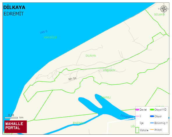 DİLKAYA Mahallesi Haritası | İnteraktif Köy ve Mahalle Sınırları