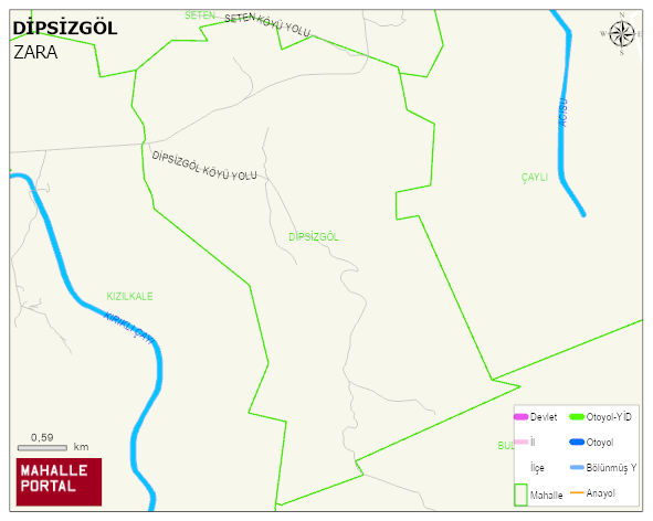 DİPSİZGÖL Köyü Haritası | Güncel Mahalle ve Köy Haritası