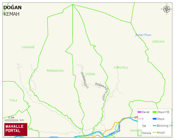DOĞAN Köyü Haritası | Güncel Mahalle ve Köy Haritası