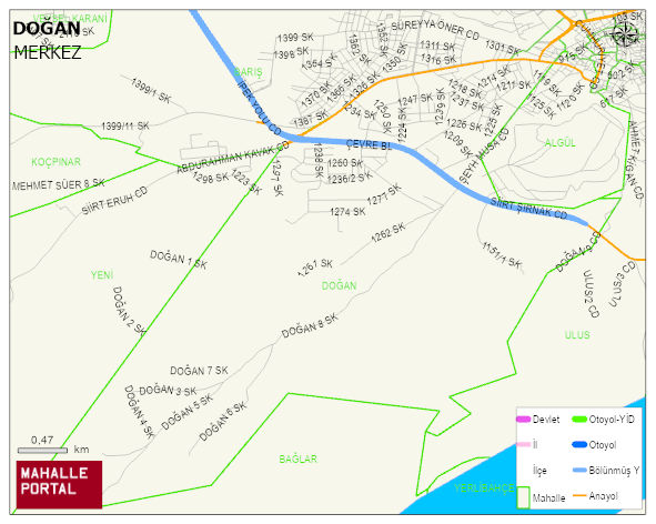 DOĞAN Mahallesi Haritası | Mahalle Sokak Haritası