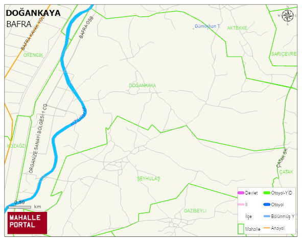 DOĞANKAYA Mahallesi Haritası | Mahalle ve Köy Sınırı
