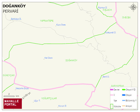 DOĞANKÖY Köyü Haritası | İnteraktif Köy ve Mahalle Sınırları