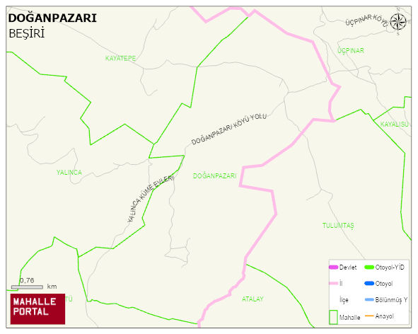 DOĞANPAZARI Köyü Haritası | Güncel Mahalle ve Köy Haritası