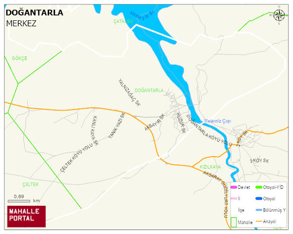 DOĞANTARLA Köyü Haritası | Mahalle Sokak Haritası