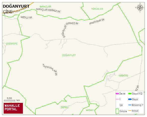 DOĞANYURT Mahallesi Haritası | Uydu Görüntüsü ve Harita Detayları