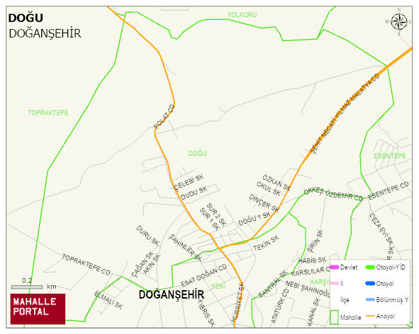 DOĞU Mahallesi Haritası | İnteraktif Köy ve Mahalle Sınırları