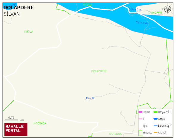 DOLAPDERE Mahallesi Haritası | Detaylı Köy ve Mahalle Görünümü
